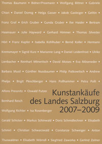Kunstankäufe des Landes Salzburg 2007 - 2009