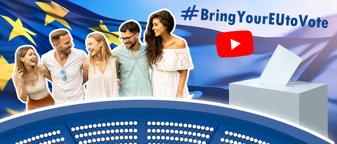 Sujet zum Online-Video-Wettbewerb Bring Your EU to Vote an Salzburger Schulen
