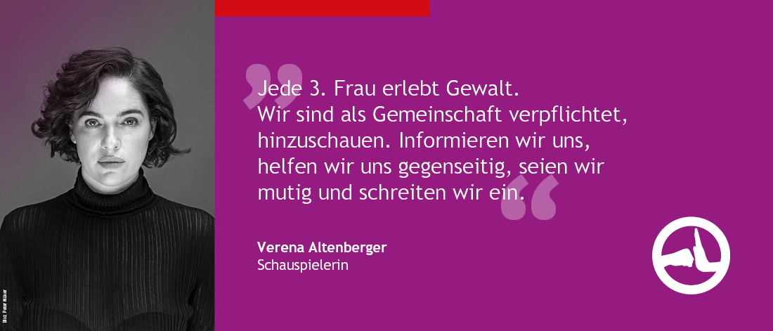 16 Tage gegen Gewalt an Frauen – Verena Altenberger