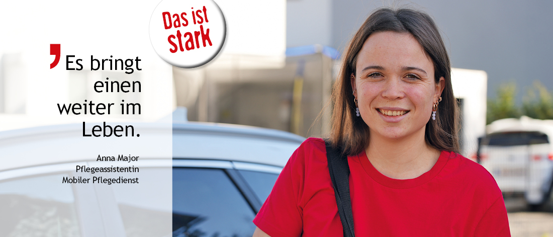 Das ist stark Testimonial Major