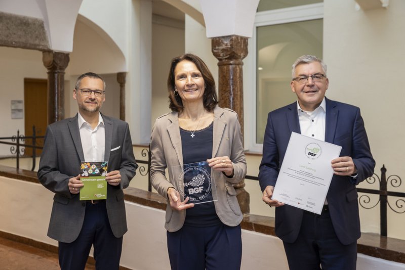 Land Salzburg investiert in die Gesundheit seiner Mitarbeiter