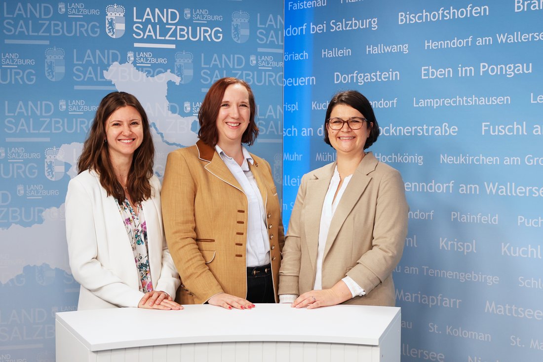 Gruppenfoto von Judith Schwaighofer, Lisa Anker, Christina Maurer