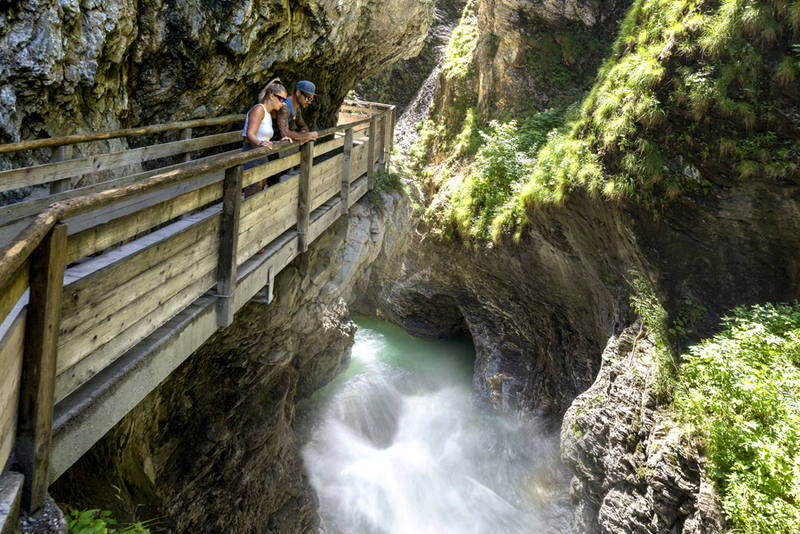 Aufnahme der Liechtensteinklamm in St. Johann im Pongau.
