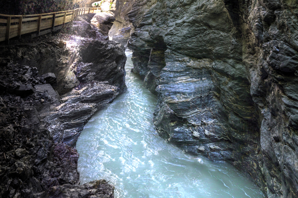 Aufnahme der Liechtensteinklamm in St. Johann im Pongau.