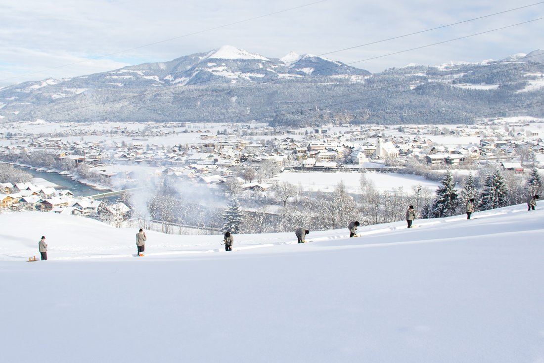 Schützen im Schnee