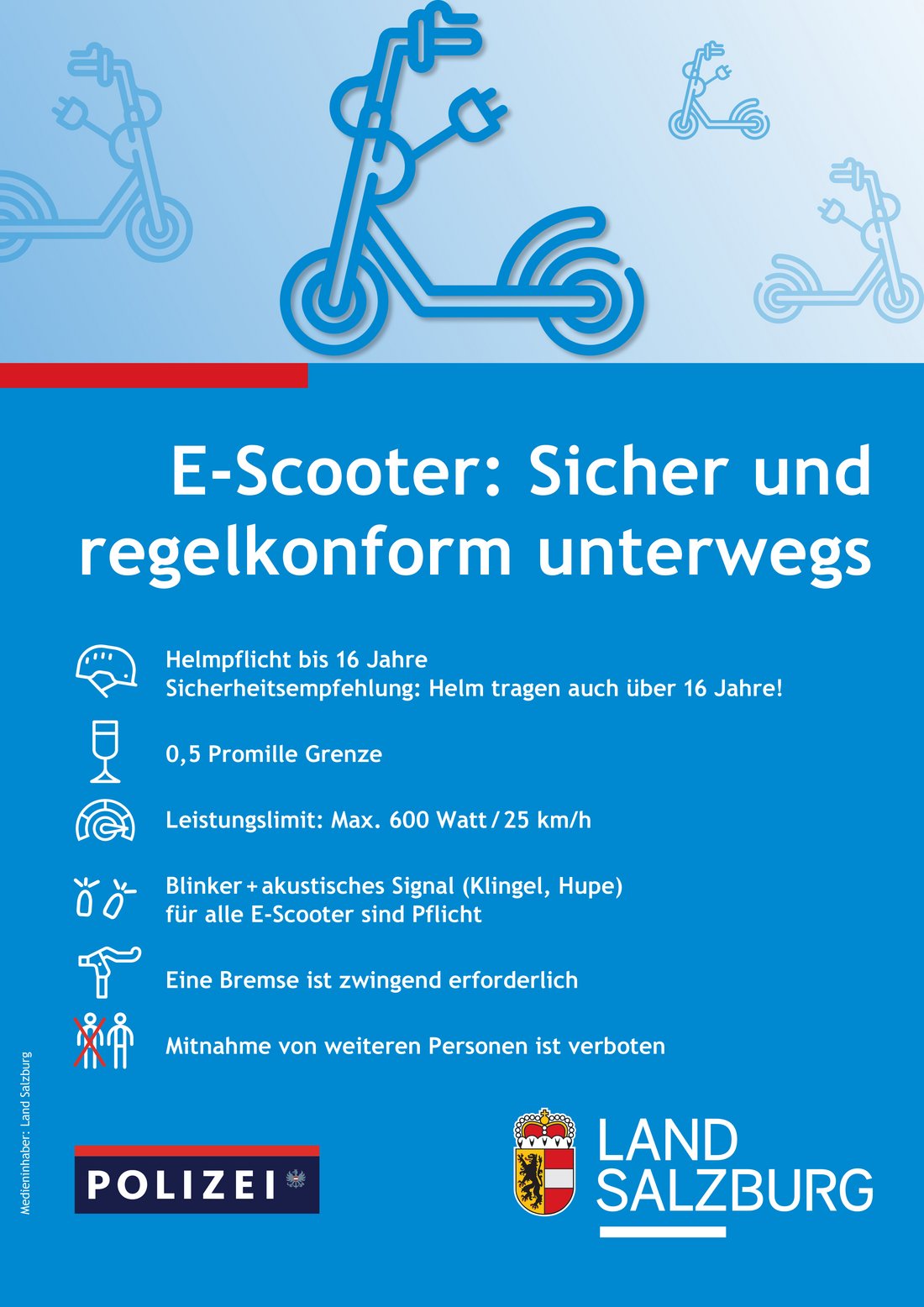 Regeln und Pflichten beim E-Scooter fahren