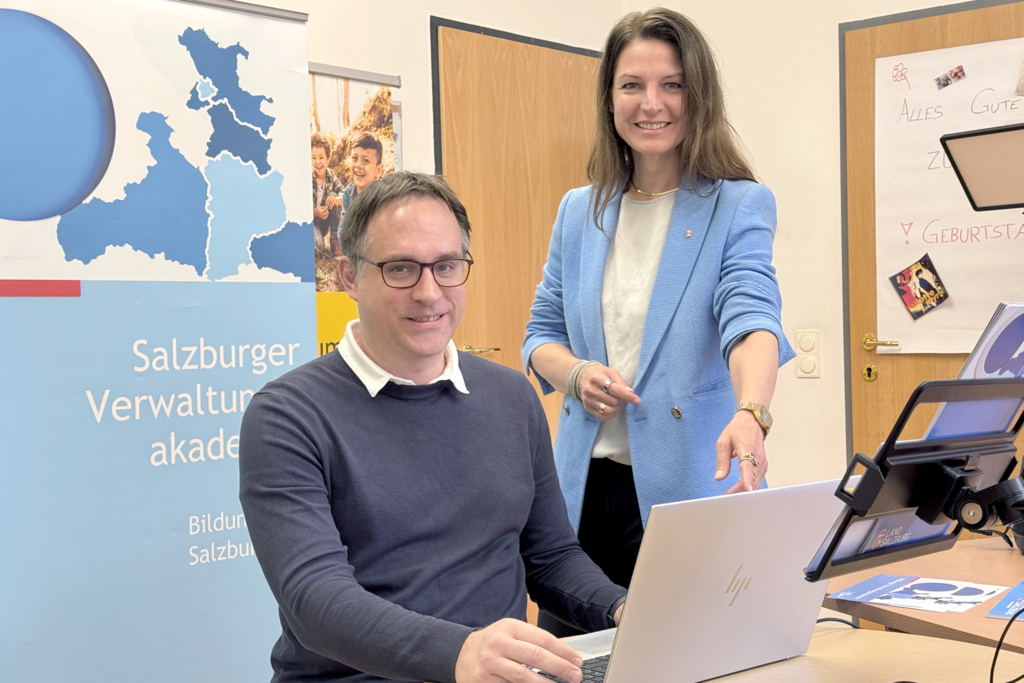 SVAK-Direktorin Theresia Lackner und LEMS Projektleiter Matthias Turatti-Hager