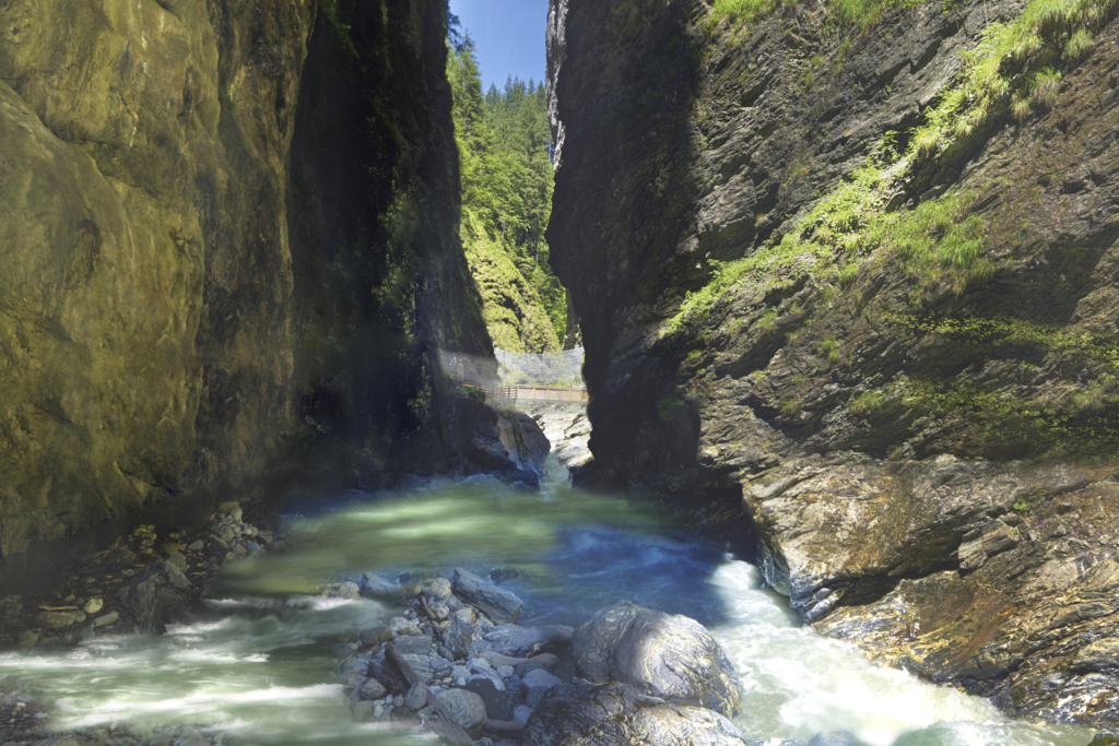 Aufnahme der Liechtensteinklamm in St. Johann im Pongau.