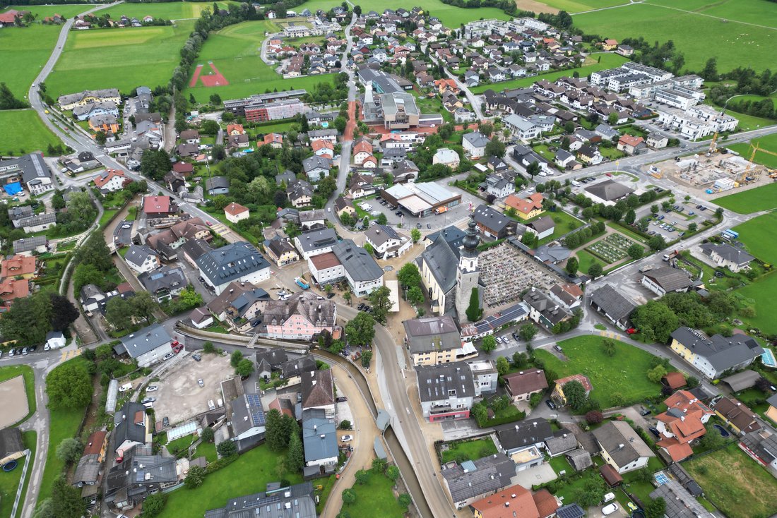 Thalgau aus der Luft