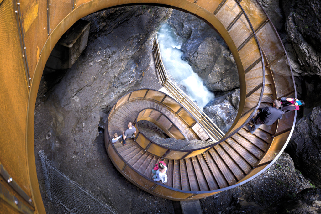 Aufnahme der Liechtensteinklamm in St. Johann im Pongau.