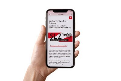 Newsletter des Landes Salzburg auf dem Handy