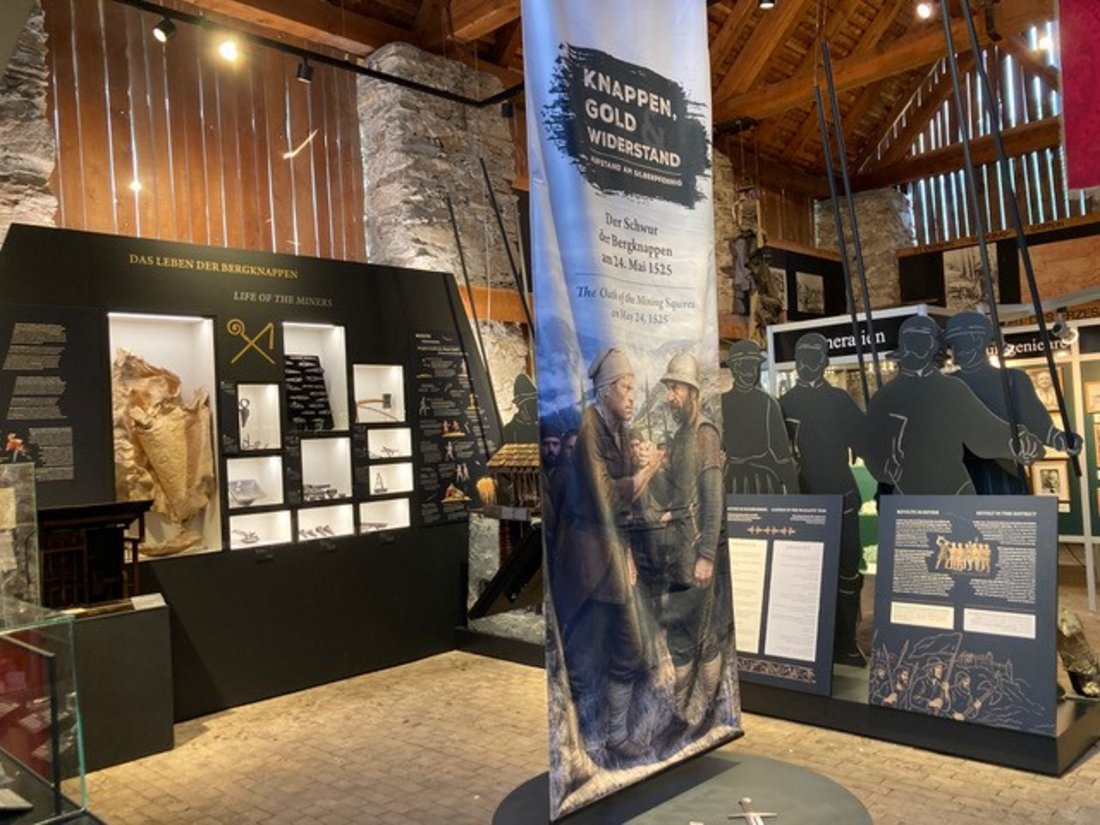 Ausstellung Knappen, Gold und Widerstand im Montanmuseum Altböckstein