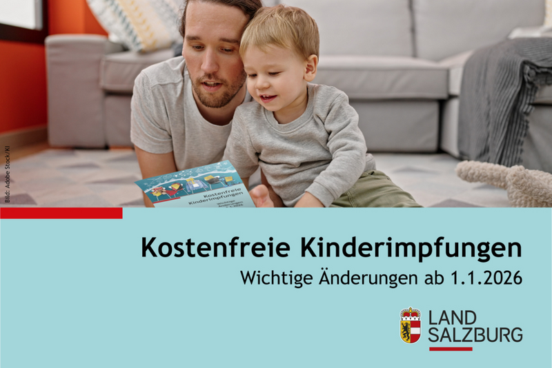 Sujet der kostenfreien Kinderimpfaktion Salzburg