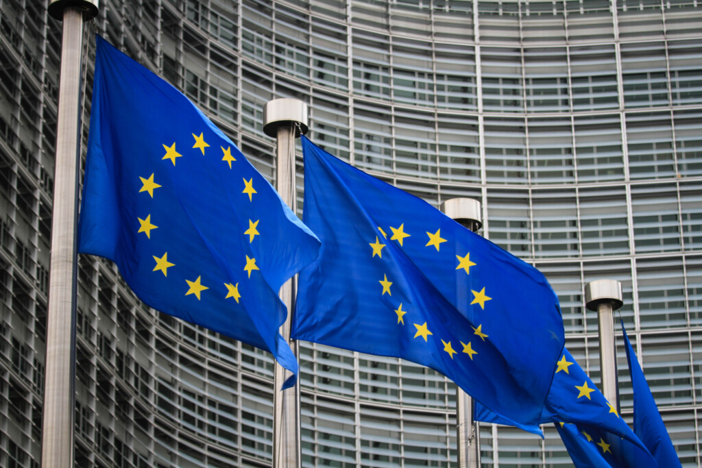 Europaflagge in Brüssel