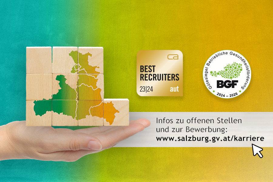 Sujet Karriere beim Land Salzburg