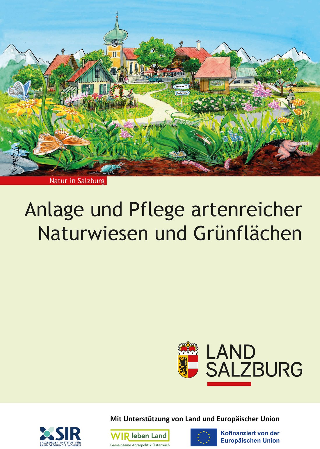 Titelblatt Anlage und Pflege artenreicher Naturwiesen und Grünflächen