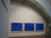 Ausstellung im Studio der Galerie im Traklhaus: 3 übermalte Lithographien
