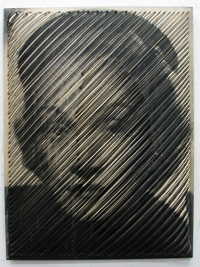 Ilse Haider, Marlene, 2007, Fotoemulsion auf Holz