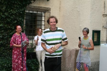 von links: Barbara Wally, Sabine Winkler, Stephen Mathewson, Dietgard Grimmer; Bildrechte Elisabeth Wörndl