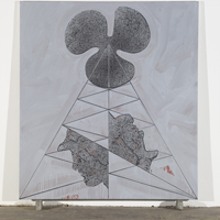 Philippe Batka, ohne Titel, 2007, Öl auf Leinwand, 200 x 180 cm