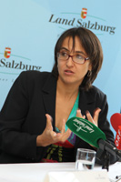 Elena Mendoza; Bildrechte Landespressebüro/Franz Neumayr