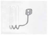 Georg Bernsteiner, ohne Titel, 2008, Graphit auf Papier, 30 x 42 cm