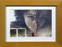 Marianne Lang, „Remember me“, 2004, Mischtechnik, 4-teilige Postkartenserie