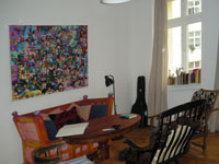 Atelier in Berlin, Wohnzimmer