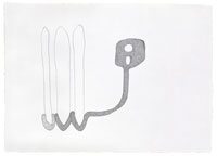 Georg Bernsteiner, ohne Titel, 2008, Grafit auf Papier, 30 x 42 cm