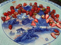 Elisabeth Wörndl, Strawberries in China, 2007, Video, 1:50 min.