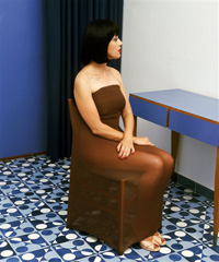 Swetlana Heger, "Playtime (SH & Hermès)", 2002, Farbfoto, 175 x 125 cm