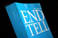 Julian Palacz, "END TELL", 2010, Paperback Buch, Format DIN A5, 740 Seiten