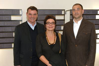von links: LH-Stellvertreter Dr. Othmar Raus, Kristiane Petersmann, Wilfried Gerstel
