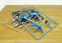 Gerald Schicker, „Moped Puch M50“, 2007, Assemblage, 150 x 140 cm, 150 x 200 cm, 150 x 100 cm