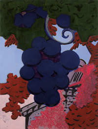 "Wein", 2003, Öl auf Leinwand, 170 x 130 cm