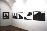 Giancarla Frare, Tusche auf Papier, Ausstellungsansicht