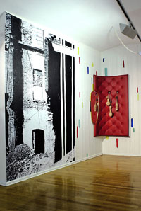 Ausstellung im Traklhaus: Installation von G. Tusch