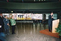 Vernissage der Ausstellung im Vienna International Center, Wien, Oktober 2005; Bildrechte Irene Kar