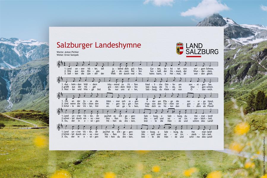 Text der Salzburger Landeshymne
