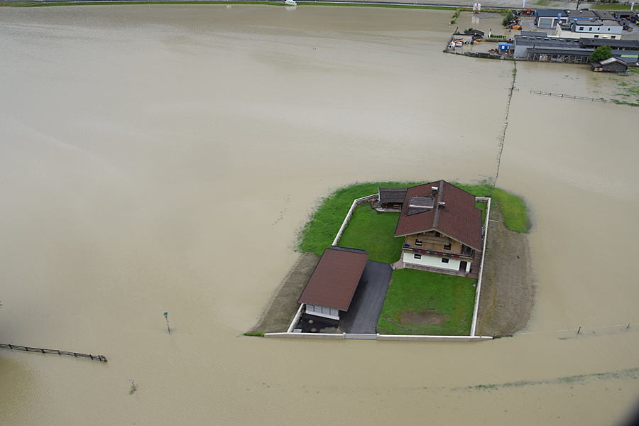 Hochwasser im Oberpinzgau 2021