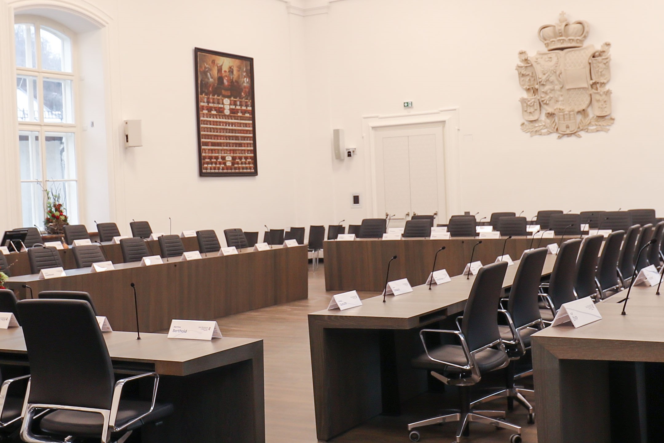 Sitzungssaal des Salzburger Landtags