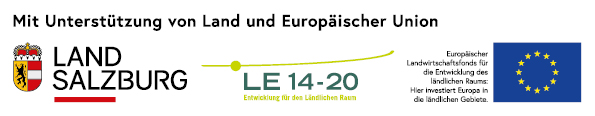 Logoleiste Land Salzburg, LE 14-20 Europäischer Landwirtschaftsfonds, EU