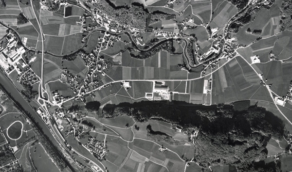 Luftbild aus 1976