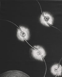 "Leuchtknoten", aus der Serie "Verbindlichkeiten", 2005