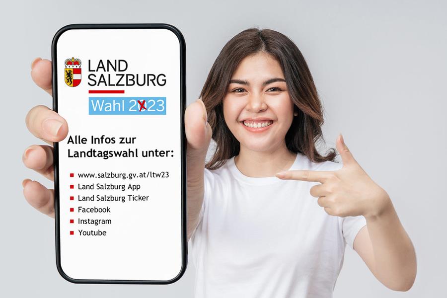 Die Landtagswahl findet in Salzburg am 23. April 2023 statt.