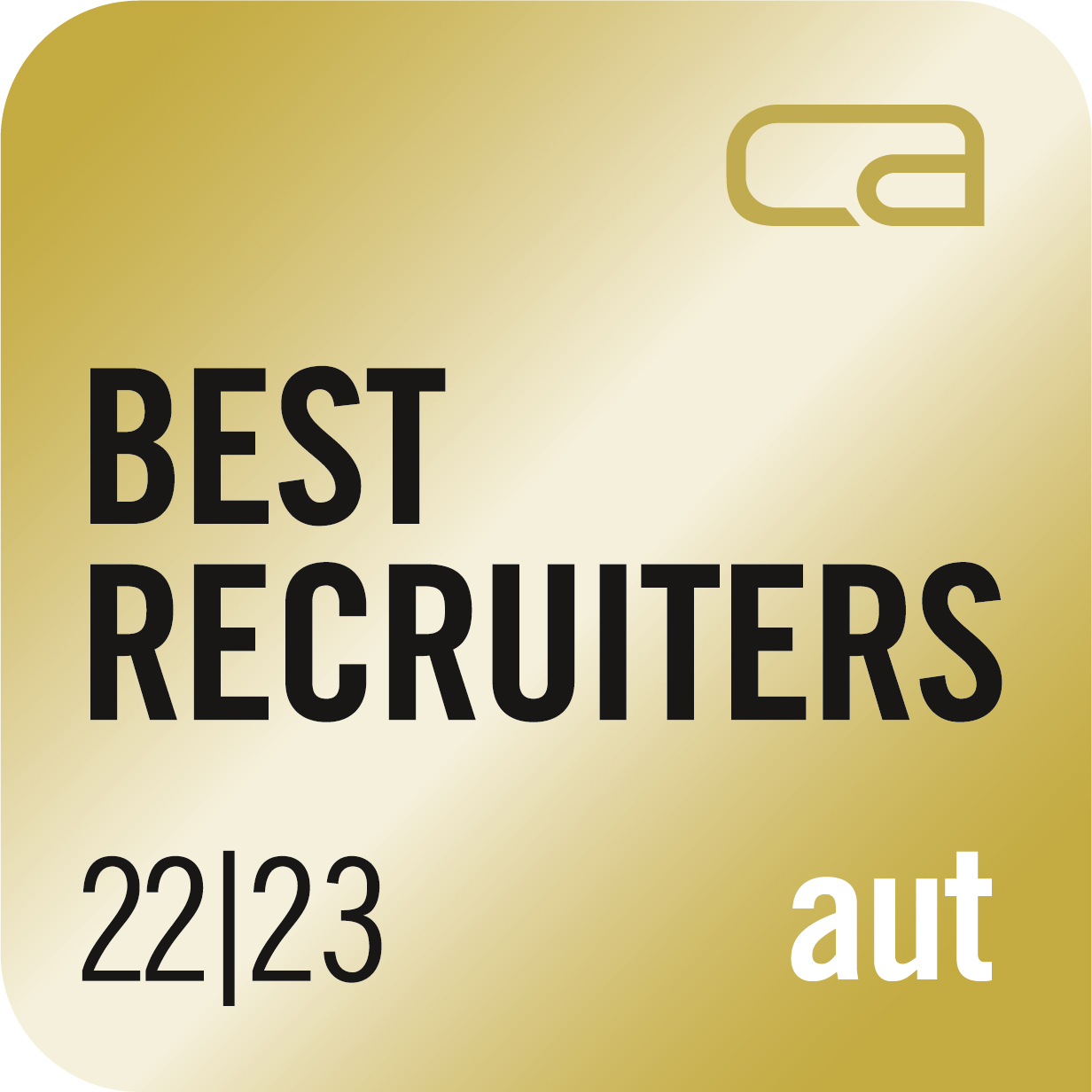 Gütesiegel Best Recruiters in Gold 2023